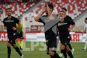 2021-08-21 - Nicolas Sergio Bubas (Fidelis Andria) esulta dopo aver segnato il gol del 1-0 - BARI VS FIDELIS ANDRIA - ITALIAN SERIE C - SOCCER