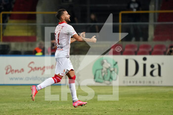 2021-09-11 - Simone Tascone (SS Turris Calcio) esulta dopo aver segnato il gol del 0-1 - FOGGIA VS TURRIS - ITALIAN SERIE C - SOCCER