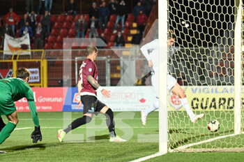 2021-10-25 - Luca Zamparo (Reggiana) realizza il gol del pareggio - PONTEDERA VS REGGIANA - ITALIAN SERIE C - SOCCER
