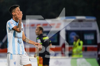 2021-10-20 - Francesco Antonelli (Legnago Salus) festeggia dopo il gol del vantaggio - LEGNAGO VS PRO PATRIA - ITALIAN SERIE C - SOCCER
