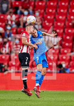 2021-09-11 - Brian Olivan of RCD Mallorca in action during the Spanish league, La Liga Santander, football match played between Athletic Club and RCD Mallorca at San Mames stadium on September 11, 2021 in Bilbao, Spain - ATHLETIC CLUB VS RCD MALLORCA - SPANISH LA LIGA - SOCCER