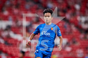 2021-09-11 - Takefusa Kubo of RCD Mallorca looks on during the Spanish league, La Liga Santander, football match played between Athletic Club and RCD Mallorca at San Mames stadium on September 11, 2021 in Bilbao, Spain - ATHLETIC CLUB VS RCD MALLORCA - SPANISH LA LIGA - SOCCER