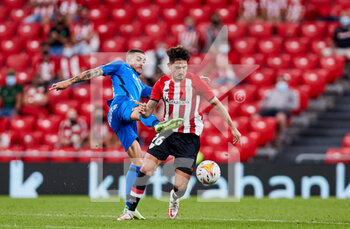 2021-09-11 - Unai Vencedor of Athletic Club in action during the Spanish league, La Liga Santander, football match played between Athletic Club and RCD Mallorca at San Mames stadium on September 11, 2021 in Bilbao, Spain - ATHLETIC CLUB VS RCD MALLORCA - SPANISH LA LIGA - SOCCER