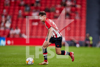 2021-09-11 - Nico Serrano of Athletic Club in action during the Spanish league, La Liga Santander, football match played between Athletic Club and RCD Mallorca at San Mames stadium on September 11, 2021 in Bilbao, Spain - ATHLETIC CLUB VS RCD MALLORCA - SPANISH LA LIGA - SOCCER
