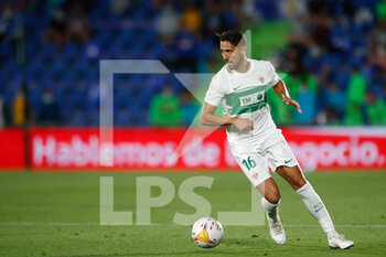 2021-09-13 - Fidel Chaves of Elche in action during the spanish league, La Liga Santander, football match played between Getafe CF and Elche CF at Coliseo Alfonso Perez stadium on September 13, 2021, in Getafe, Madrid, Spain - GETAFE CF VA ELCHE CF - SPANISH LA LIGA - SOCCER