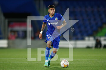2021-09-13 - Mathias Olivera of Getafe in action during the spanish league, La Liga Santander, football match played between Getafe CF and Elche CF at Coliseo Alfonso Perez stadium on September 13, 2021, in Getafe, Madrid, Spain - GETAFE CF VA ELCHE CF - SPANISH LA LIGA - SOCCER