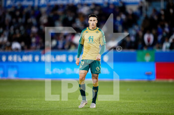 2021-10-18 - Cristian Tello of Real Betis during the Spanish championship La Liga football match between Deportivo Alaves and Real Betis Balompie on October 18, 2021 at Mendizorrotza in Vitoria, Spain - DEPORTIVO ALAVES VS REAL BETIS BALOMPIE - SPANISH LA LIGA - SOCCER