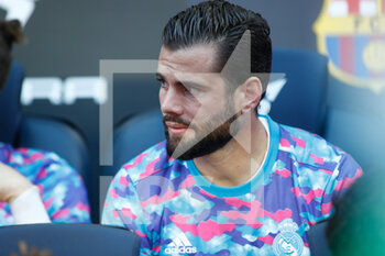 2021-10-24 - Nacho Fernandez of Real Madrid during the Spanish championchip La Liga football match between FC Barcelona and Real Madrid on October 24, 2021 at Camp Nou stadium in Barcelona, Spain - FC BARCELONA VS REAL MADRID - SPANISH LA LIGA - SOCCER
