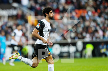 2021-11-07 - Goncalo Guedes of Valencia during the Spanish championship Liga football match between Valencia CF and Atletico de Madrid on November 7, 2021 at the Mestalla Stadium in Valencia, Spain - VALENCIA CF VS ATLETICO DE MADRID - SPANISH LA LIGA - SOCCER