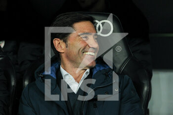 2021-12-01 - Marcelino Garcia Toral, head coach of Athletic during the Spanish championship La liga football match between Real Madrid and Athletic Club on December 1, 2021 at Santiago Bernabeu stadium in Madrid, Spain - REAL MADRID VS ATHLETIC CLUB - SPANISH LA LIGA - SOCCER
