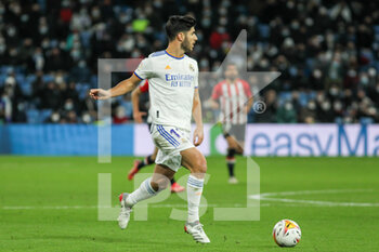 2021-12-01 - Marco Asensio of Real Madrid during the Spanish championship La liga football match between Real Madrid and Athletic Club on December 1, 2021 at Santiago Bernabeu stadium in Madrid, Spain - REAL MADRID VS ATHLETIC CLUB - SPANISH LA LIGA - SOCCER