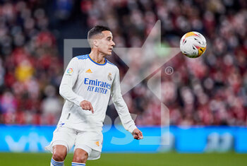 2021-12-22 - Lucas Vazquez of Real Madrid during the Spanish championship La Liga football match between Athletic Club and Real Madrid CF on December 22, 2021 at San Mames stadium in Bilbao, Spain - ATHLETIC CLUB VS REAL MADRID CF - SPANISH LA LIGA - SOCCER