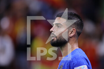 2021-10-06 - Lorenzo Insigne of Italy during the UEFA Nations League Finals 2021 semi-final football match between Italy and Spain at Giuseppe Meazza Stadium, Milan, Italy on October 06, 2021 - SEMIFINALE 2021 - ITALIA VS SPAGNA - UEFA NATIONS LEAGUE - SOCCER
