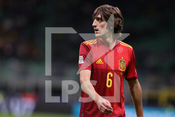 2021-10-06 - Bryan Gil of Spain during the UEFA Nations League Finals 2021 semi-final football match between Italy and Spain at Giuseppe Meazza Stadium, Milan, Italy on October 06, 2021 - SEMIFINALE 2021 - ITALIA VS SPAGNA - UEFA NATIONS LEAGUE - SOCCER