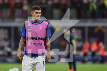 2021-10-06 - Giovanni Di Lorenzo of Italy warms up during the UEFA Nations League Finals 2021 semi-final football match between Italy and Spain at Giuseppe Meazza Stadium, Milan, Italy on October 06, 2021 - SEMIFINALE 2021 - ITALIA VS SPAGNA - UEFA NATIONS LEAGUE - SOCCER
