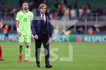 2021-10-06 - Gabriele Oriali Team Manager of Italy at the end of the match during the UEFA Nations League Finals 2021 semi-final football match between Italy and Spain at Giuseppe Meazza Stadium, Milan, Italy on October 06, 2021 - SEMIFINALE 2021 - ITALIA VS SPAGNA - UEFA NATIONS LEAGUE - SOCCER