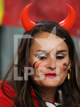 2021-10-07 - Woman fan of Belgium - SEMIFINALE - BELGIO VS FRANCIA - UEFA NATIONS LEAGUE - SOCCER