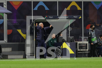 10/10/2021 - Didier Deschamps Head Coach of France reacts during the UEFA Nations League Finals 2021 final football match between Spain and France at Giuseppe Meazza Stadium, Milan, Italy on October 10, 2021 - FINALE - SPAGNA VS FRANCIA - UEFA NATIONS LEAGUE - CALCIO