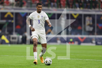10/10/2021 - Presnel Kimpembe of France in action during the UEFA Nations League Finals 2021 final football match between Spain and France at Giuseppe Meazza Stadium, Milan, Italy on October 10, 2021 - FINALE - SPAGNA VS FRANCIA - UEFA NATIONS LEAGUE - CALCIO
