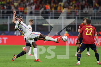 10/10/2021 - Paul Pogba of France in action during the UEFA Nations League Finals 2021 final football match between Spain and France at Giuseppe Meazza Stadium, Milan, Italy on October 10, 2021 - FINALE - SPAGNA VS FRANCIA - UEFA NATIONS LEAGUE - CALCIO