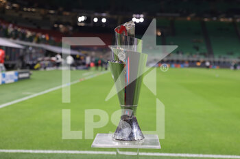 10/10/2021 - UEFA Nations League Finals 2021 Trophy during the UEFA Nations League Finals 2021 final football match between Spain and France at Giuseppe Meazza Stadium, Milan, Italy on October 10, 2021 - FINALE - SPAGNA VS FRANCIA - UEFA NATIONS LEAGUE - CALCIO