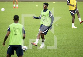 2021-10-08 - Aurelien Tchouameni of France during the French team training session in preparation for the UEFA Nations League final on October 8, 2021 at Stadio Olimpico Grande Torino in Turin, Italy - FRENCH TEAM TRAINING IN PREPARATION FOR THE UEFA NATIONS LEAGUE FINAL - UEFA NATIONS LEAGUE - SOCCER