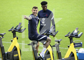 2021-10-08 - Lucas Hernandez, Aurelien Tchouameni of France during the French team training session in preparation for the UEFA Nations League final on October 8, 2021 at Stadio Olimpico Grande Torino in Turin, Italy - FRENCH TEAM TRAINING IN PREPARATION FOR THE UEFA NATIONS LEAGUE FINAL - UEFA NATIONS LEAGUE - SOCCER