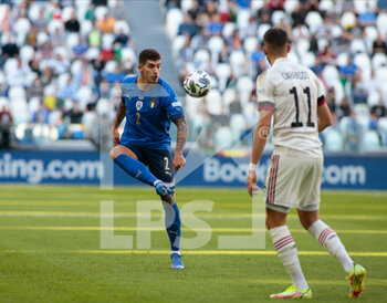 2021-10-10 - Giovanni Di Lorenzo (Italy) during the UEFA Nations League, Third-place play-off football match between Italy and Belgium on October 10, 2021 at Allianz Stadium in Turin, Italy - FINALE 3°/4° POSTO - ITALIA VS BELGIO - UEFA NATIONS LEAGUE - SOCCER