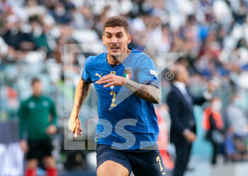 2021-10-10 - Giovanni Di Lorenzo (Italy) during the UEFA Nations League, Third-place play-off football match between Italy and Belgium on October 10, 2021 at Allianz Stadium in Turin, Italy - FINALE 3°/4° POSTO - ITALIA VS BELGIO - UEFA NATIONS LEAGUE - SOCCER
