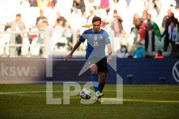 2021-10-10 - Federico Chiesa (Italy) during the UEFA Nations League, Third-place play-off football match between Italy and Belgium on October 10, 2021 at Allianz Stadium in Turin, Italy - FINALE 3°/4° POSTO - ITALIA VS BELGIO - UEFA NATIONS LEAGUE - SOCCER