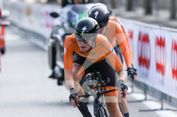 08/09/2021 - Demi Vollering (NED) leading Netherlands team during Mixed Relay - UEC ROAD EUROPEAN CHAMPIONSHIPS - TEAM RELAY (MEN/WOMEN TEAM TIME TRIAL) - STRADA - CICLISMO