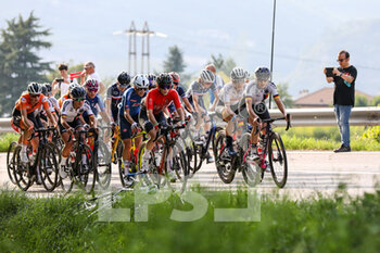 10/09/2021 - The group uphill towards Povo - UEC ROAD EUROPEAN CHAMPIONSHIPS - UNDER 23 WOMEN ROAD RACE - STRADA - CICLISMO