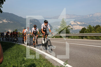 11/09/2021 - Team Spain leading the group uphill - UEC ROAD EUROPEAN CHAMPIONSHIPS - UNDER 23 MEN ROAD RACE - STRADA - CICLISMO