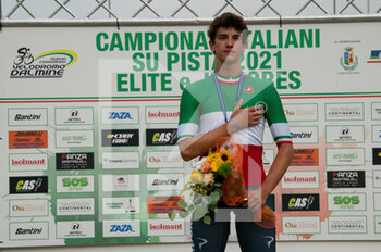 2021-09-15 - Mattia Pinazzi - Scratch - Uomini Elite - CAMPIONATI ITALIANI 2021 - TRACK - CYCLING
