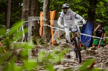 2021-08-08 - Camille BALANCHE of Switzerland during the 2021 UEC MTB Downhill European Championships, Cycling event on August 8, 2021 in Maribor, Slovenia - Photo Olly Bowman / DPPI - 2021 UEC MTB DOWNHILL EUROPEAN CHAMPIONSHIPS - CYCLOCROSS - CYCLING