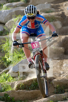 2021-08-28 - (13) - Tereza Saskova (Czech Republic) in a rocks tracks. - UCI MTB WORLD CHAMPIONSHIP - CROSS COUNTRY - WOMEN U23 RACE - MTB - MOUNTAIN BIKE - CYCLING