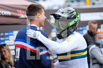 2021-08-29 - (7) - Troy Brosnan (Australia) and (8) - Benoit Coulanges (France) - UCI MTB WORLD CHAMPIONSHIP - DOWNHILL - ELITE MEN RACE - MTB - MOUNTAIN BIKE - CYCLING