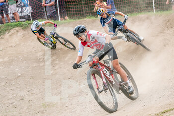 2021-08-26 - Sina FREI of Switzerland, 1st place elite women, during the Cross Country Short Track XCC at the 2021 MTB World Championships, Mountain Bike cycling event on August 26, 2021 in Val Di Sole, Italy - Photo Olly Bowman / DPPI - 2021 MTB WORLD CHAMPIONSHIPS - MTB - MOUNTAIN BIKE - CYCLING