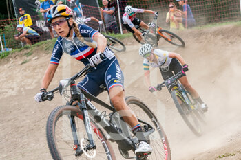 2021-08-26 - Pauline FERRAND PREVOT of France, 3rd place elite women, during the Cross Country Short Track XCC at the 2021 MTB World Championships, Mountain Bike cycling event on August 26, 2021 in Val Di Sole, Italy - Photo Olly Bowman / DPPI - 2021 MTB WORLD CHAMPIONSHIPS - MTB - MOUNTAIN BIKE - CYCLING