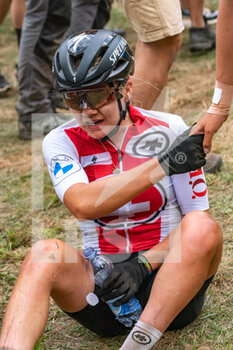 2021-08-26 - Sina FREI of Switzerland, 1st place elite women, during the Cross Country Short Track XCC at the 2021 MTB World Championships, Mountain Bike cycling event on August 26, 2021 in Val Di Sole, Italy - Photo Olly Bowman / DPPI - 2021 MTB WORLD CHAMPIONSHIPS - MTB - MOUNTAIN BIKE - CYCLING