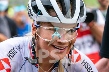 2021-08-26 - Evie RICHARDS of Great Britain, 2nd place elite women, during the Cross Country Short Track XCC at the 2021 MTB World Championships, Mountain Bike cycling event on August 26, 2021 in Val Di Sole, Italy - Photo Olly Bowman / DPPI - 2021 MTB WORLD CHAMPIONSHIPS - MTB - MOUNTAIN BIKE - CYCLING