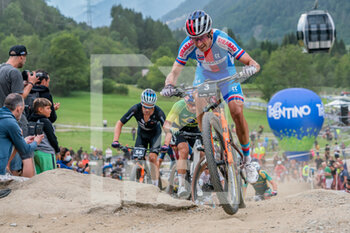 2021-08-26 - Ondrej CINK of the Czech Republic, 4th place, during the Cross Country Short Track XCC at the 2021 MTB World Championships, Mountain Bike cycling event on August 26, 2021 in Val Di Sole, Italy - Photo Olly Bowman / DPPI - 2021 MTB WORLD CHAMPIONSHIPS - MTB - MOUNTAIN BIKE - CYCLING