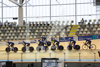 2021-10-19 - Team women Italia during the Tissot UCI Track Cycling World Championships 2021, training day on October 19, 2021 at Stab Vélodrome in Roubaix, France - TISSOT UCI TRACK CYCLING WORLD CHAMPIONSHIPS 2021, TRAINING DAY - TRACK - CYCLING