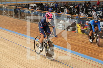 2021-10-19 - Team France Valentin Tabellion during the Tissot UCI Track Cycling World Championships 2021, training day on October 19, 2021 at Stab Vélodrome in Roubaix, France - TISSOT UCI TRACK CYCLING WORLD CHAMPIONSHIPS 2021, TRAINING DAY - TRACK - CYCLING