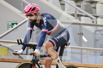 2021-10-19 - Thomas DENIS team France during the Tissot UCI Track Cycling World Championships 2021, training day on October 19, 2021 at Stab Vélodrome in Roubaix, France - TISSOT UCI TRACK CYCLING WORLD CHAMPIONSHIPS 2021, TRAINING DAY - TRACK - CYCLING
