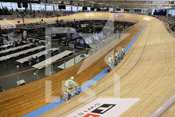 2021-10-20 - Team poursuit Nigeria women during the Tissot UCI Track Cycling World Championships 2021 on October 20, 2021 at Stab Vélodrome in Roubaix, France - TISSOT UCI TRACK CYCLING WORLD CHAMPIONSHIPS 2021 - TRACK - CYCLING