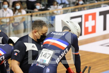 2021-10-20 - Cyclist France during the Tissot UCI Track Cycling World Championships 2021 on October 20, 2021 at Stab Vélodrome in Roubaix, France - TISSOT UCI TRACK CYCLING WORLD CHAMPIONSHIPS 2021 - TRACK - CYCLING