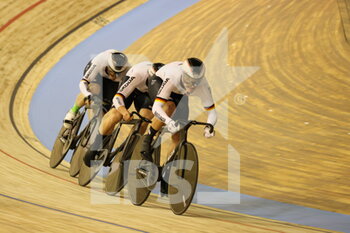2021-10-20 - Team sprint man Germany during the Tissot UCI Track Cycling World Championships 2021 on October 20, 2021 at Stab Vélodrome in Roubaix, France - TISSOT UCI TRACK CYCLING WORLD CHAMPIONSHIPS 2021 - TRACK - CYCLING