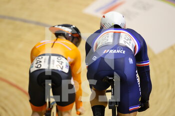 2021-10-23 - Duel France and Nerderland Sprint during the Tissot UCI Track Cycling World Championships 2021 on October 23, 2021 at Stab Vélodrome in Roubaix, France - TISSOT UCI TRACK CYCLING WORLD CHAMPIONSHIPS 2021 - TRACK - CYCLING