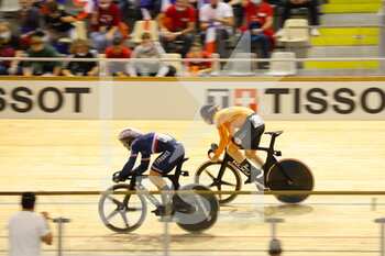 2021-10-23 - Sprint France and Nederland during the Tissot UCI Track Cycling World Championships 2021 on October 23, 2021 at Stab Vélodrome in Roubaix, France - TISSOT UCI TRACK CYCLING WORLD CHAMPIONSHIPS 2021 - TRACK - CYCLING